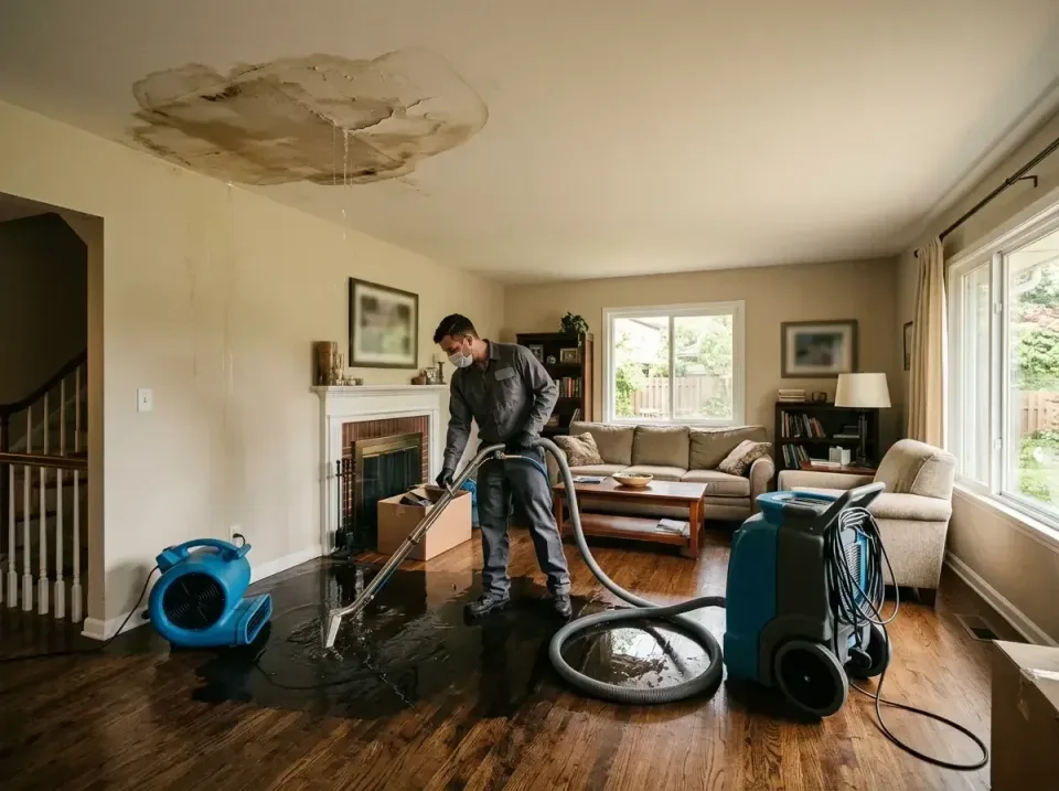 attic-pipe-burst-ceiling-drip-008 — frequently asked questions, Water Damage Restoration & Carpet Care in Wisconsin Rapids,…